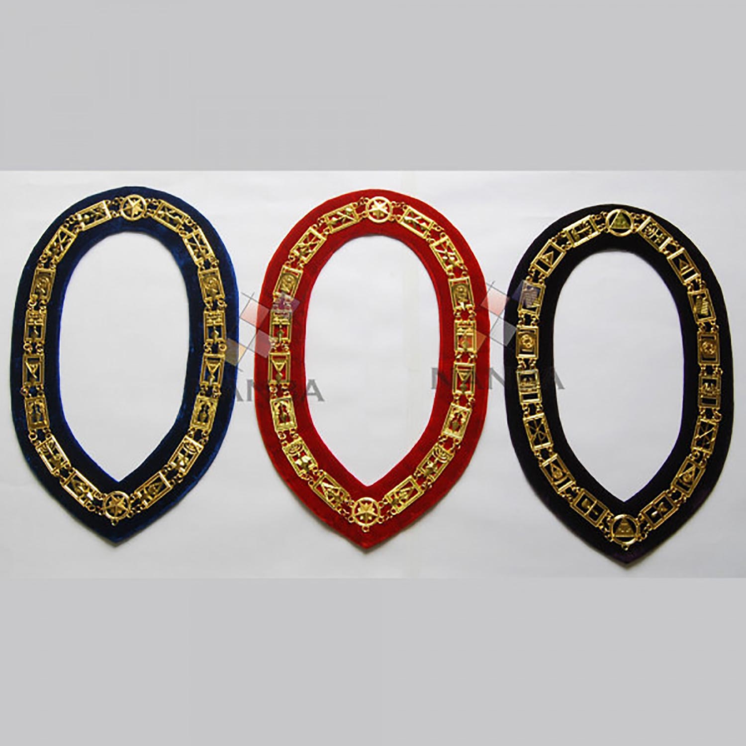 Masonic Chain Collars - Mix Masonic Chain Collars - Mix