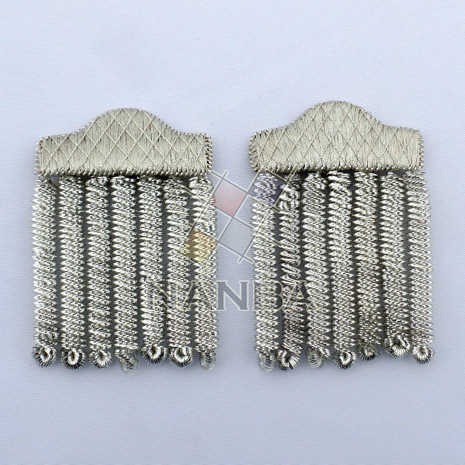 Masonic Chapeau Tassel Set Silver Masonic Chapeau Tassel Set Silver