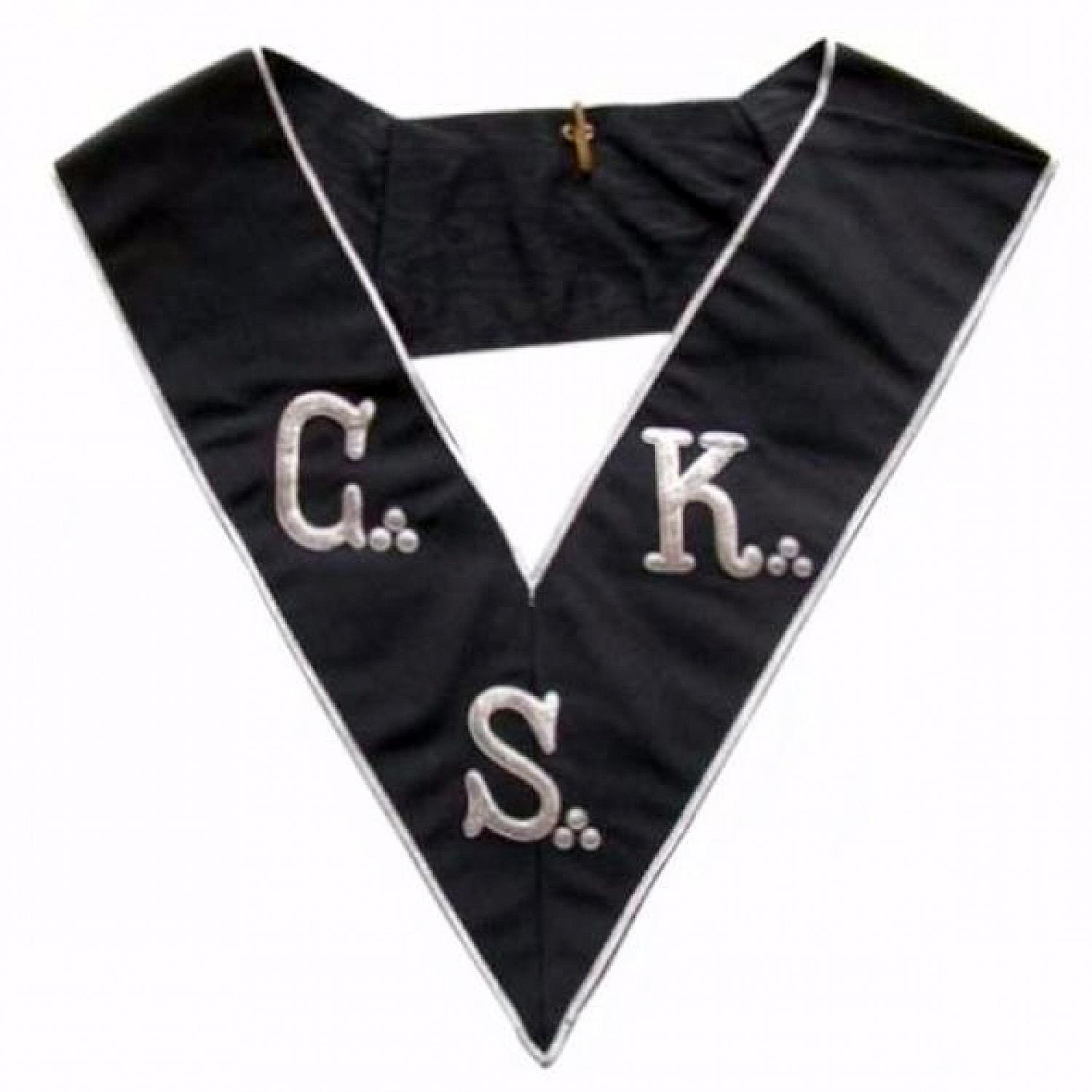 Masonic Collar AASR 30th Degree Hand Embroidery Masonic Collar AASR 30th Degree Hand Embroidery