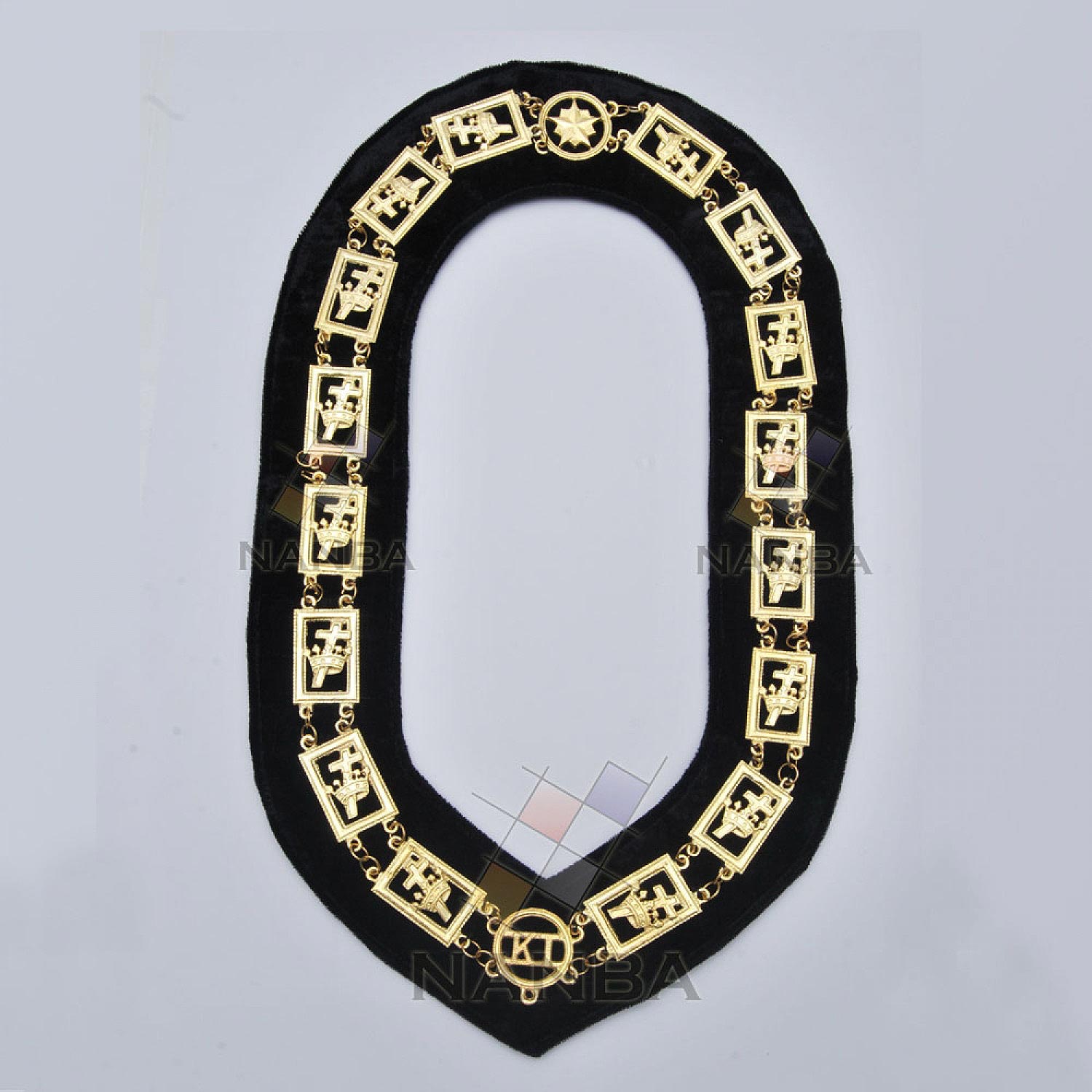 Masonic Knights Templar Chain Collar (gold) Masonic Knights Templar Chain Collar (gold)