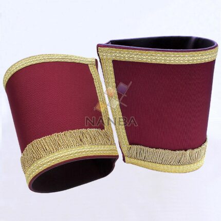 Masonic Maroon Apron Plain