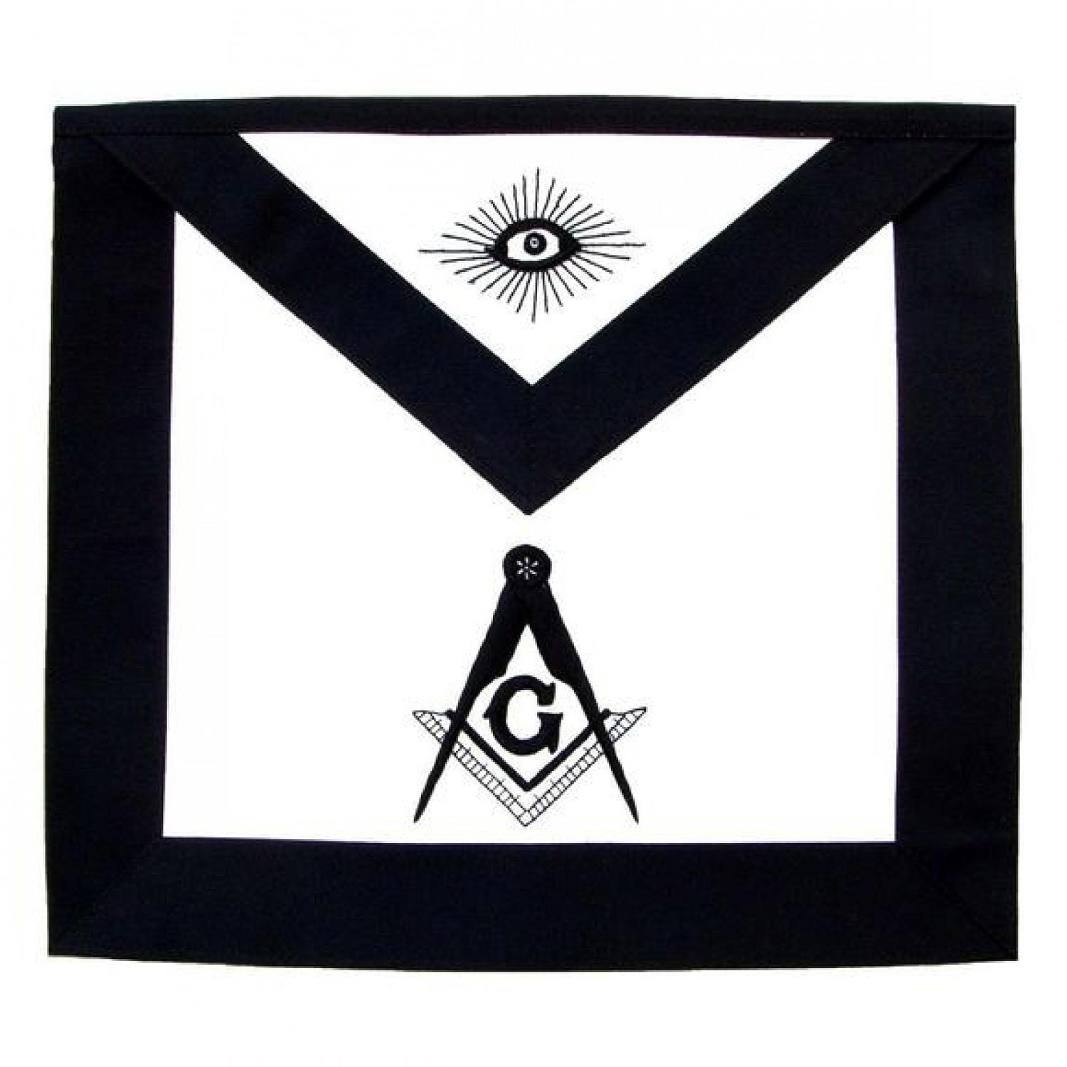 Masonic Master Mason Funeral Apron Hand Embroidered Masonic Master Mason Funeral Apron Hand Embroidered