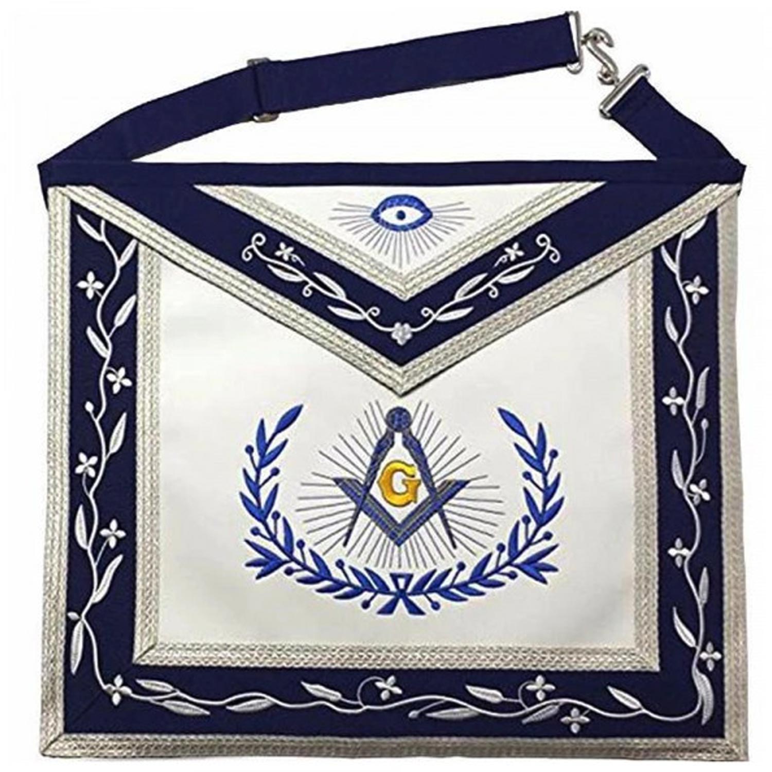 Masonic Master Mason Machine Embroidery Freemasons Apron Masonic Master Mason Machine Embroidery Freemasons Apron