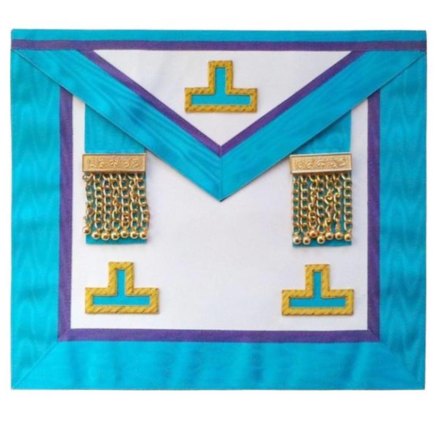 Masonic Memphis Misraim Rite Worshipful Master Apron with Tassles Hand Embroidered Masonic Memphis Misraim Rite Worshipful Master Apron with Tassles Hand Embroidered