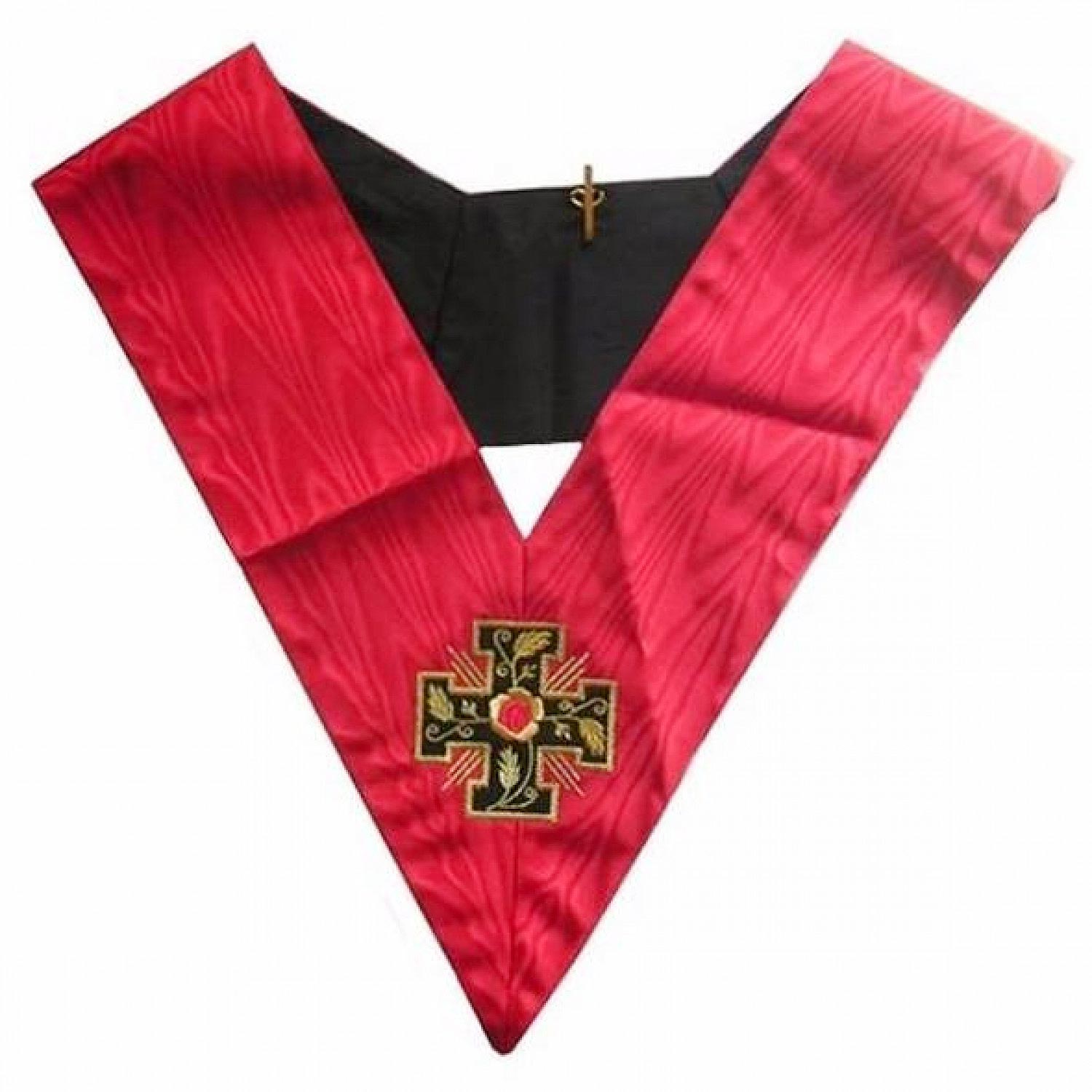 Masonic Officer Collar AASR 18th Degree Knight Rose Croix Masonic Officer Collar AASR 18th Degree Knight Rose Croix