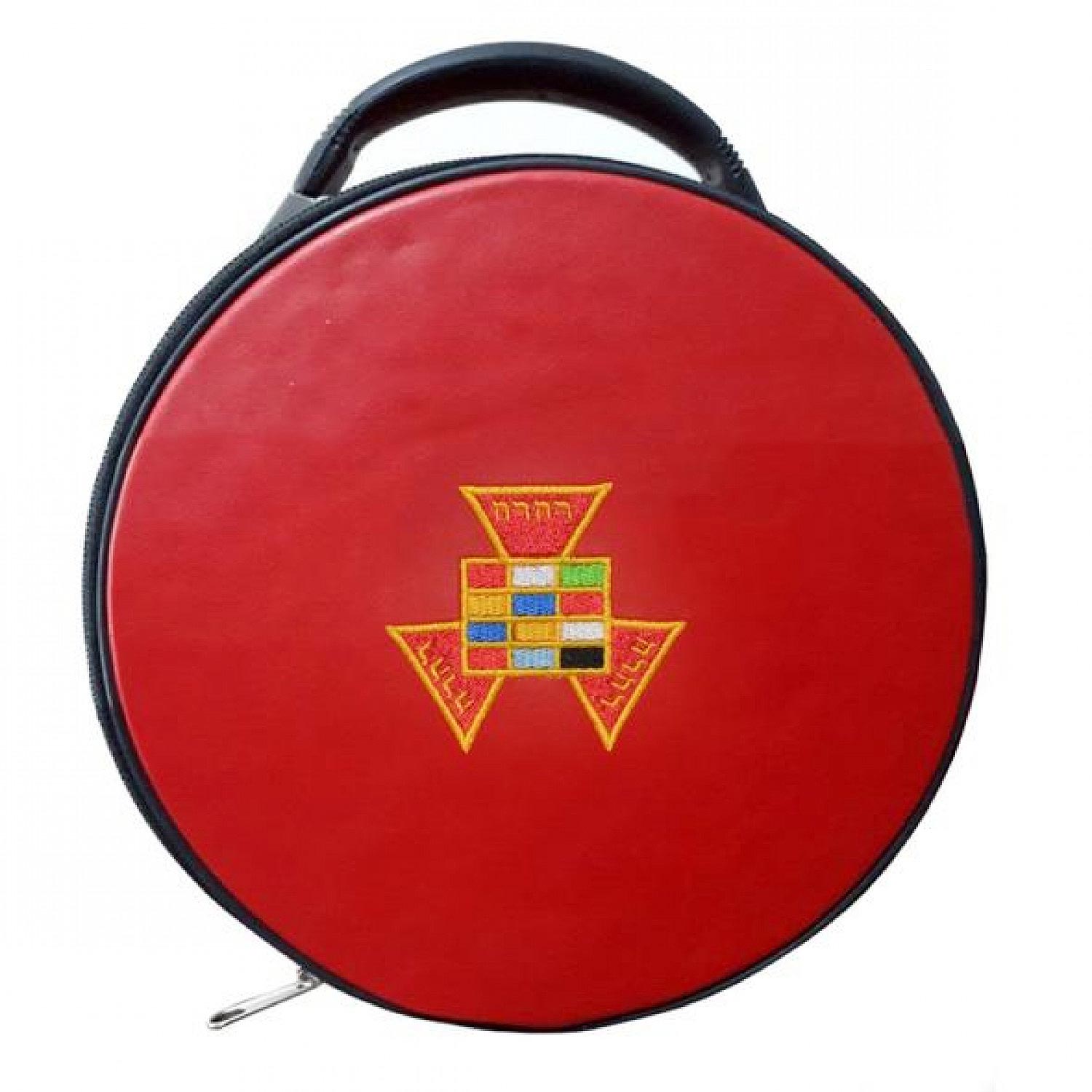 Masonic Past High Priest PHP Hat/Cap Case Red Masonic Past High Priest PHP Hat/Cap Case Red