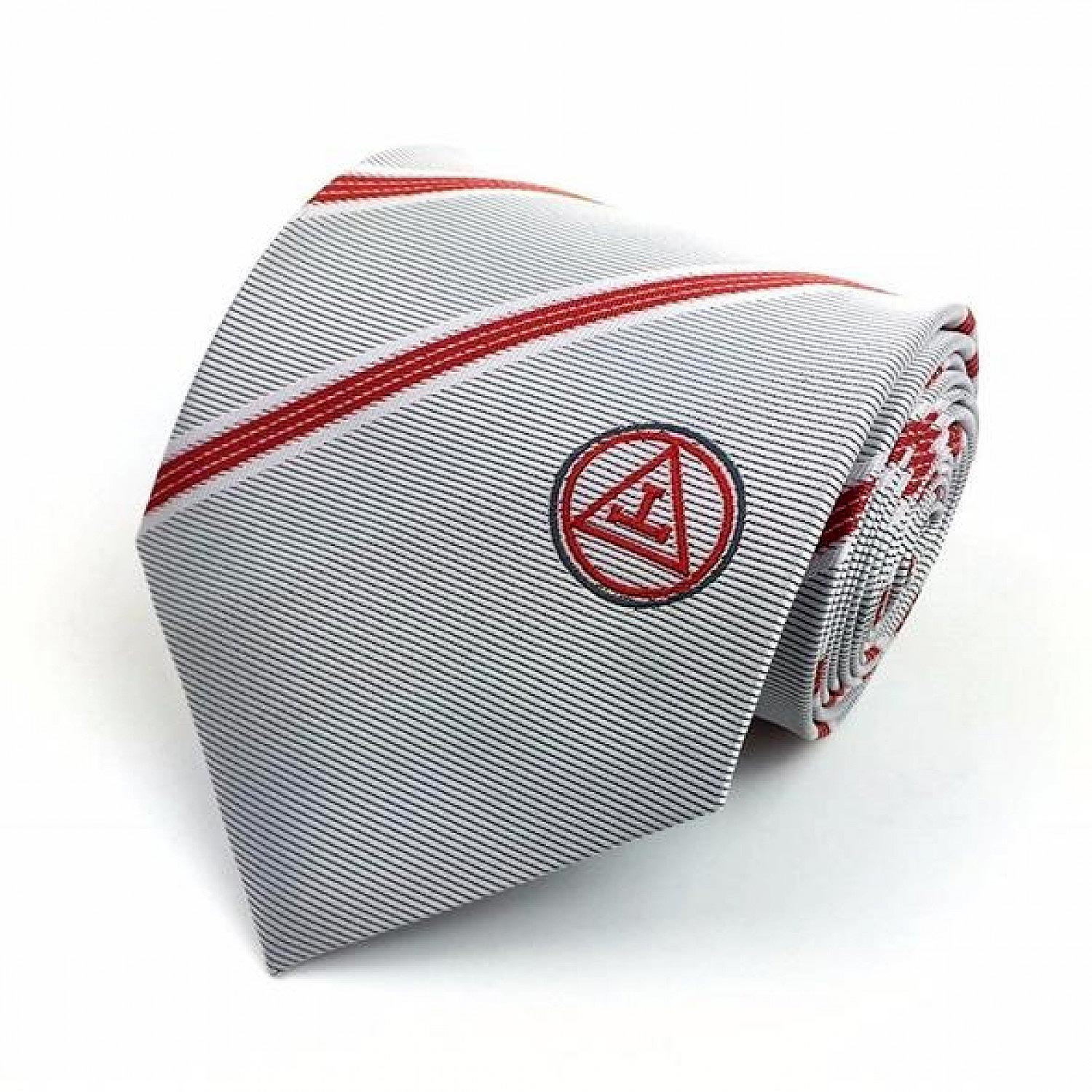 Masonic Regalia Silk Tie with Royal arch Triple taus Necktie Masonic Regalia Silk Tie with Royal arch Triple taus Necktie