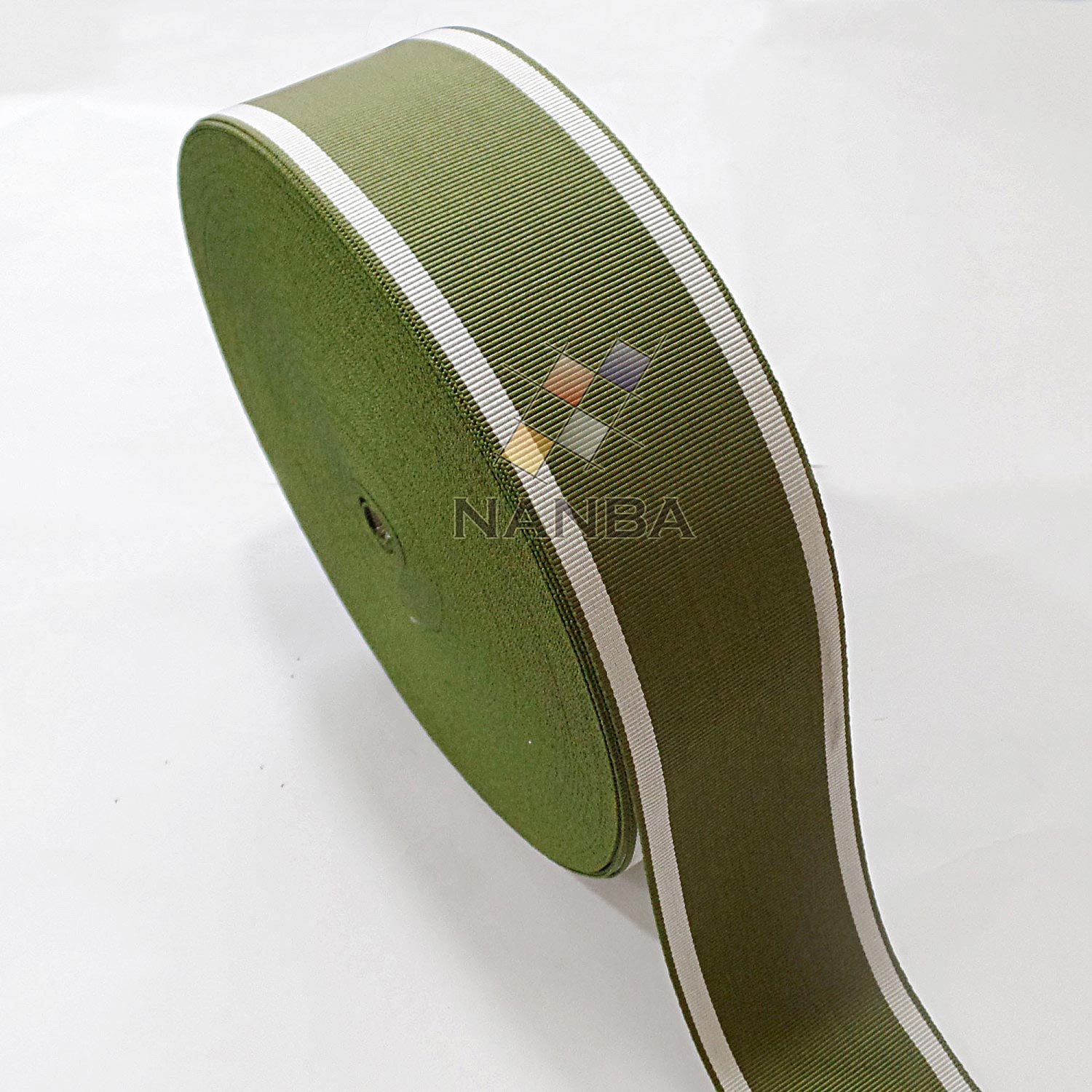 MASONIC RIBBON WHITE AND MOSS GREEN MASONIC RIBBON WHITE AND MOSS GREEN