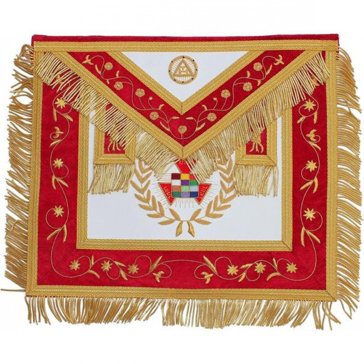 Masonic Royal Arch Apron Hand Embroidered Masonic Royal Arch Apron Hand Embroidered