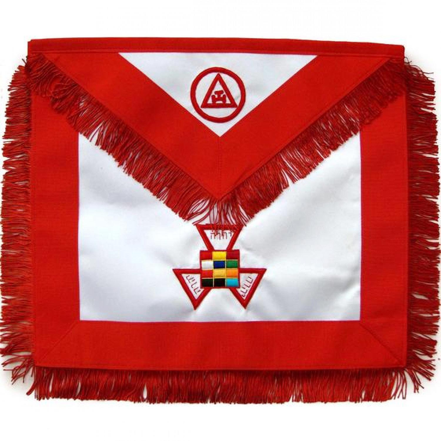 Masonic Royal Arch Apron Past High Priest Hand Embroidered Masonic Royal Arch Apron Past High Priest Hand Embroidered