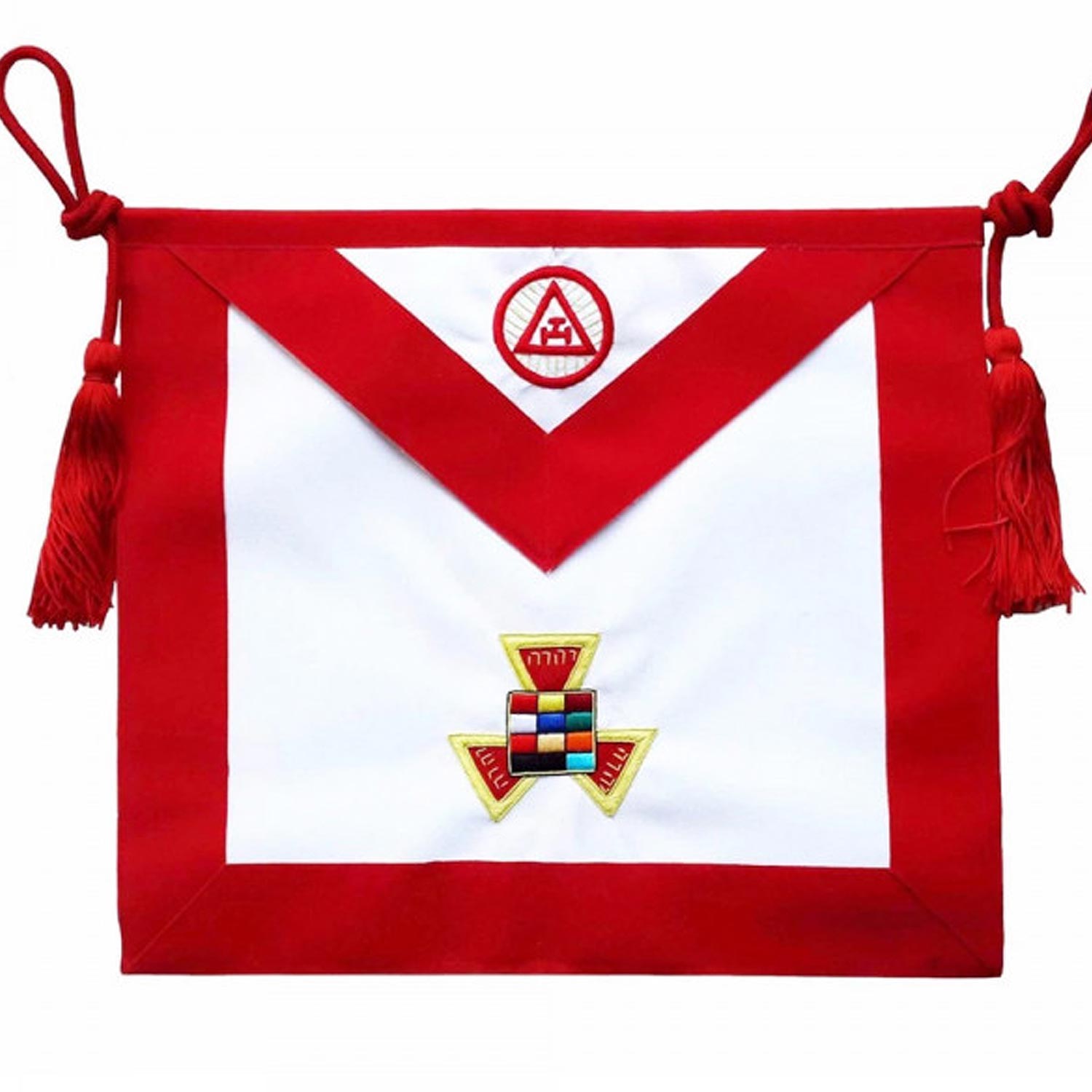 Masonic Royal Arch Past High Priest PHP Apron Hand Embroidered Masonic Royal Arch Past High Priest PHP Apron Hand Embroidered