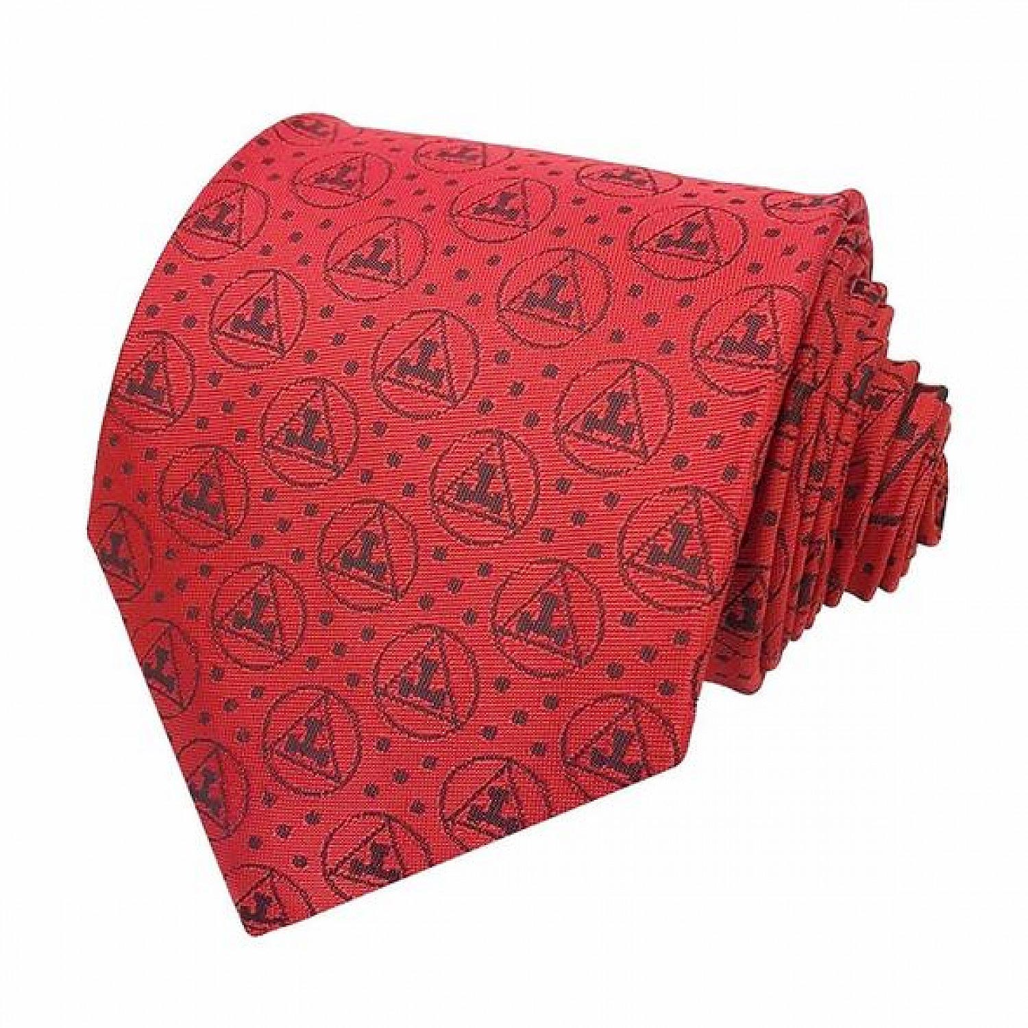 Masonic Royal Arch Red Tie new design Triple Taus Masonic Royal Arch Red Tie new design Triple Taus