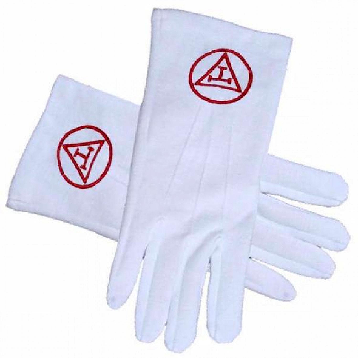 Masonic Royal Arch York Rite Triple Tau Gloves Masonic Royal Arch York Rite Triple Tau Gloves