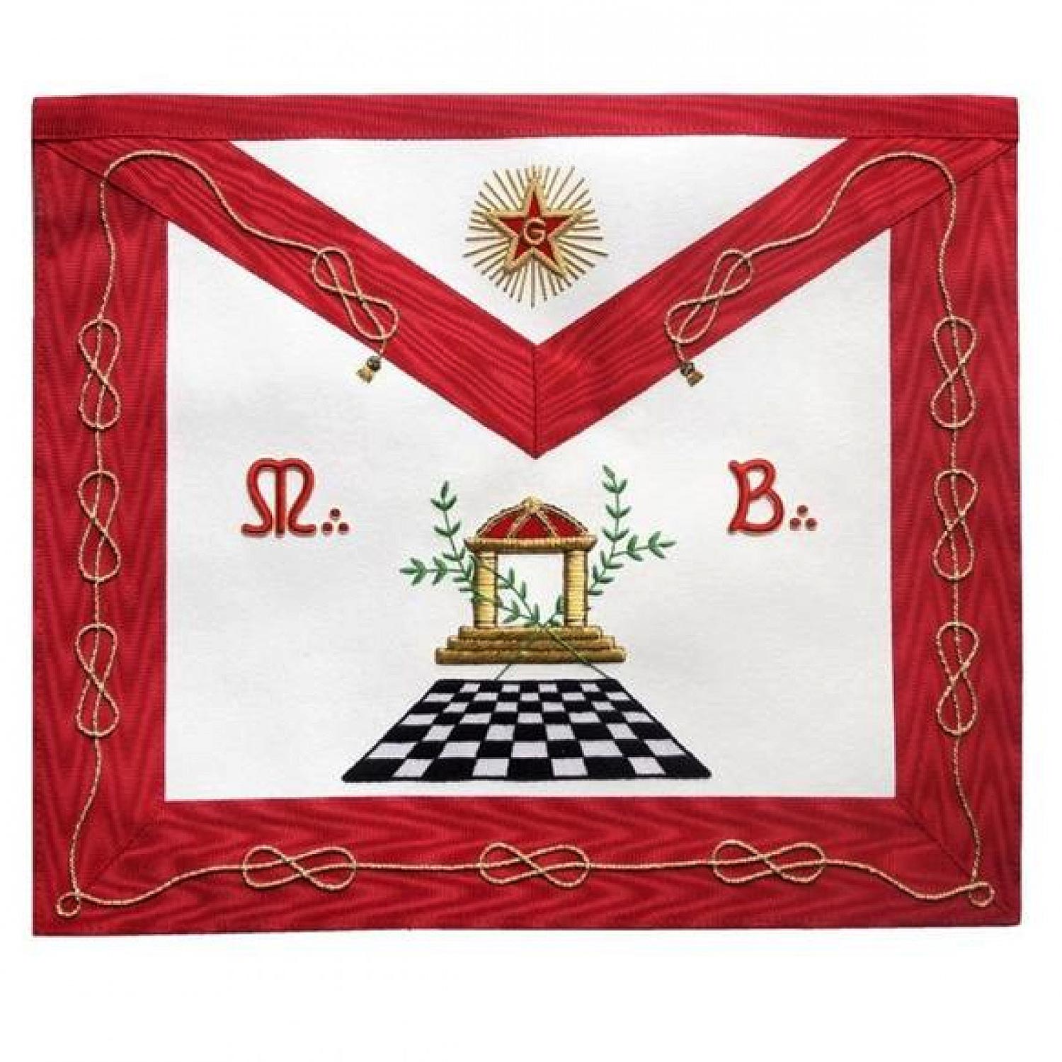 Masonic Scottish Rite Apron AASR Master Mason Checkered Floor Masonic Scottish Rite Apron AASR Master Mason Checkered Floor