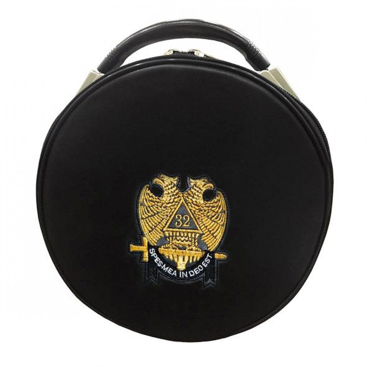 Masonic Scottish Rite Double-Eagle 32 Degrees Hat/Cap Case Masonic Scottish Rite Double-Eagle 32 Degrees Hat/Cap Case