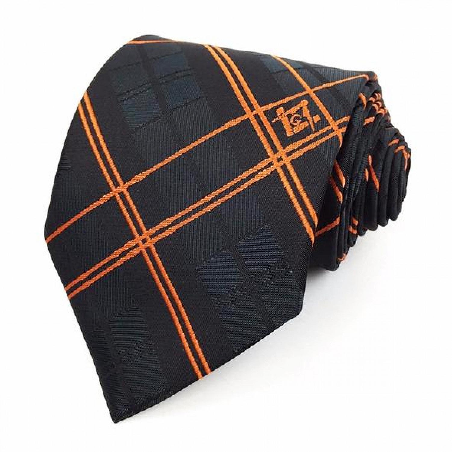 Masonic Scottish rite Rose Croixe Tie Square Compass G Black Masonic Scottish rite Rose Croixe Tie Square Compass G Black