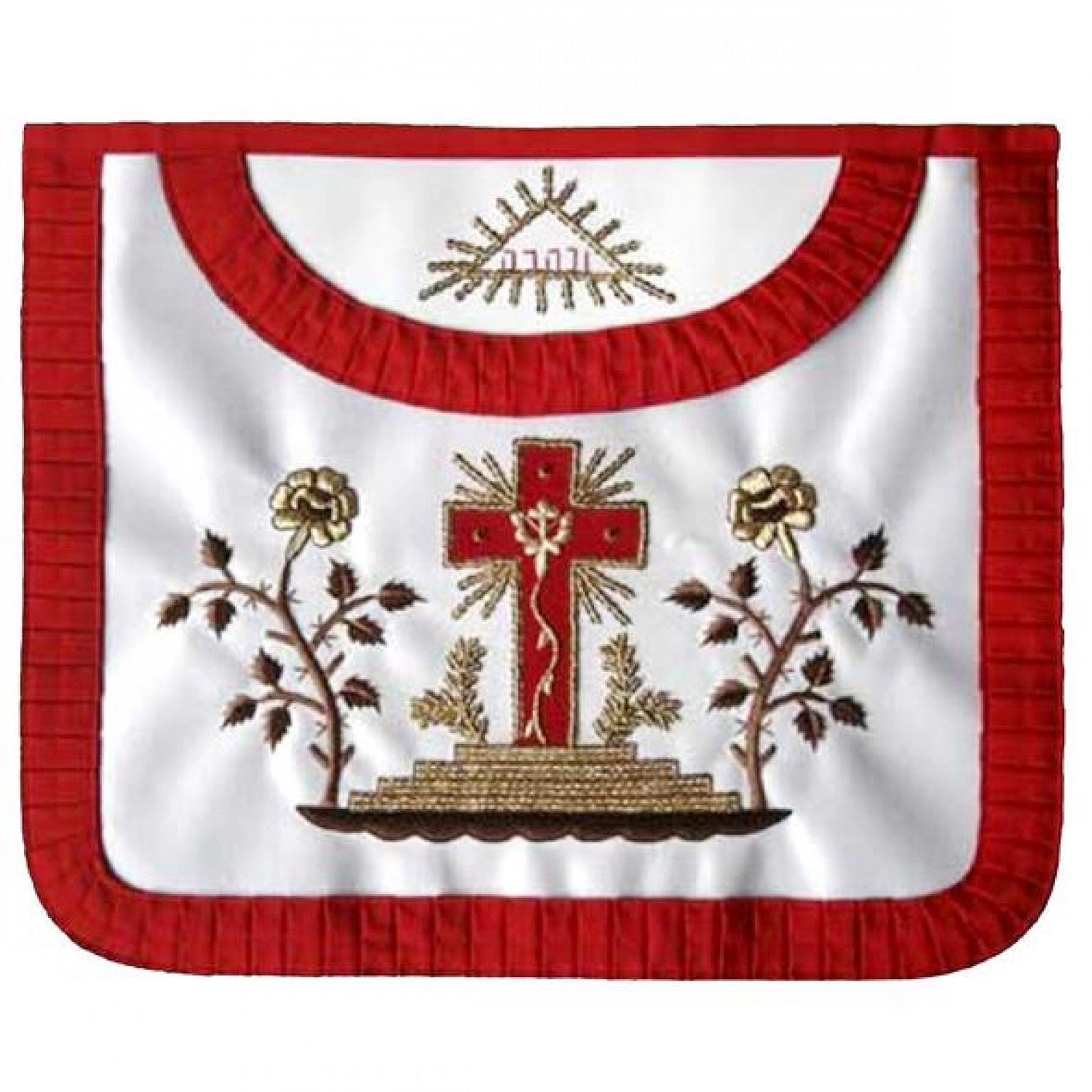 Masonic Scottish Rite Satin Round Apron AASR 18th Degree Masonic Scottish Rite Satin Round Apron AASR 18th Degree