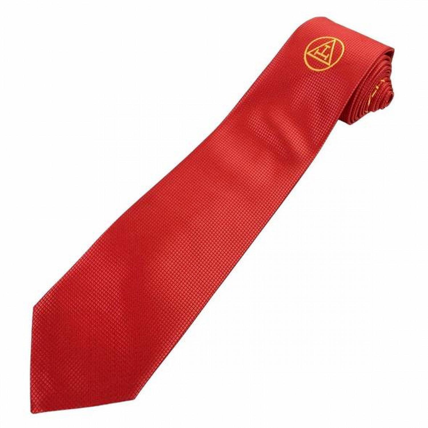 Masonic silk Royal Arch RA Silk Tie with embroidered Logo Masonic silk Royal Arch RA Silk Tie with embroidered Logo