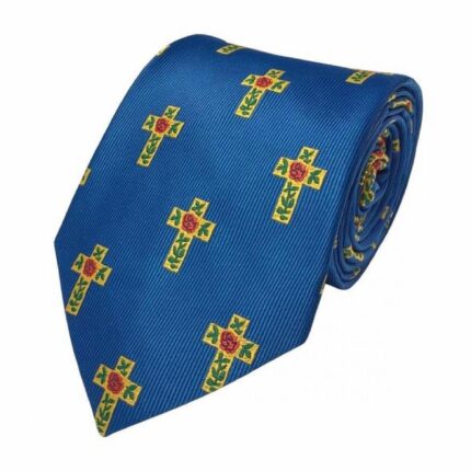 Masonic Tie Silk Rose Croix