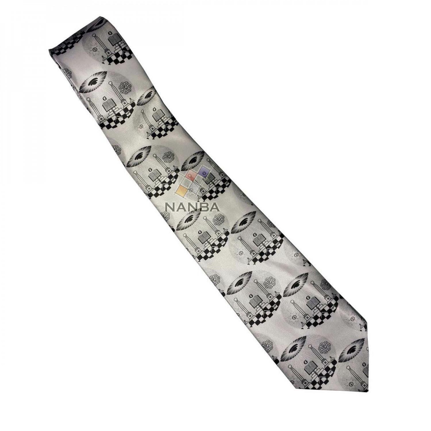 Masonic Tie With Logo Masonic Tie With Logo