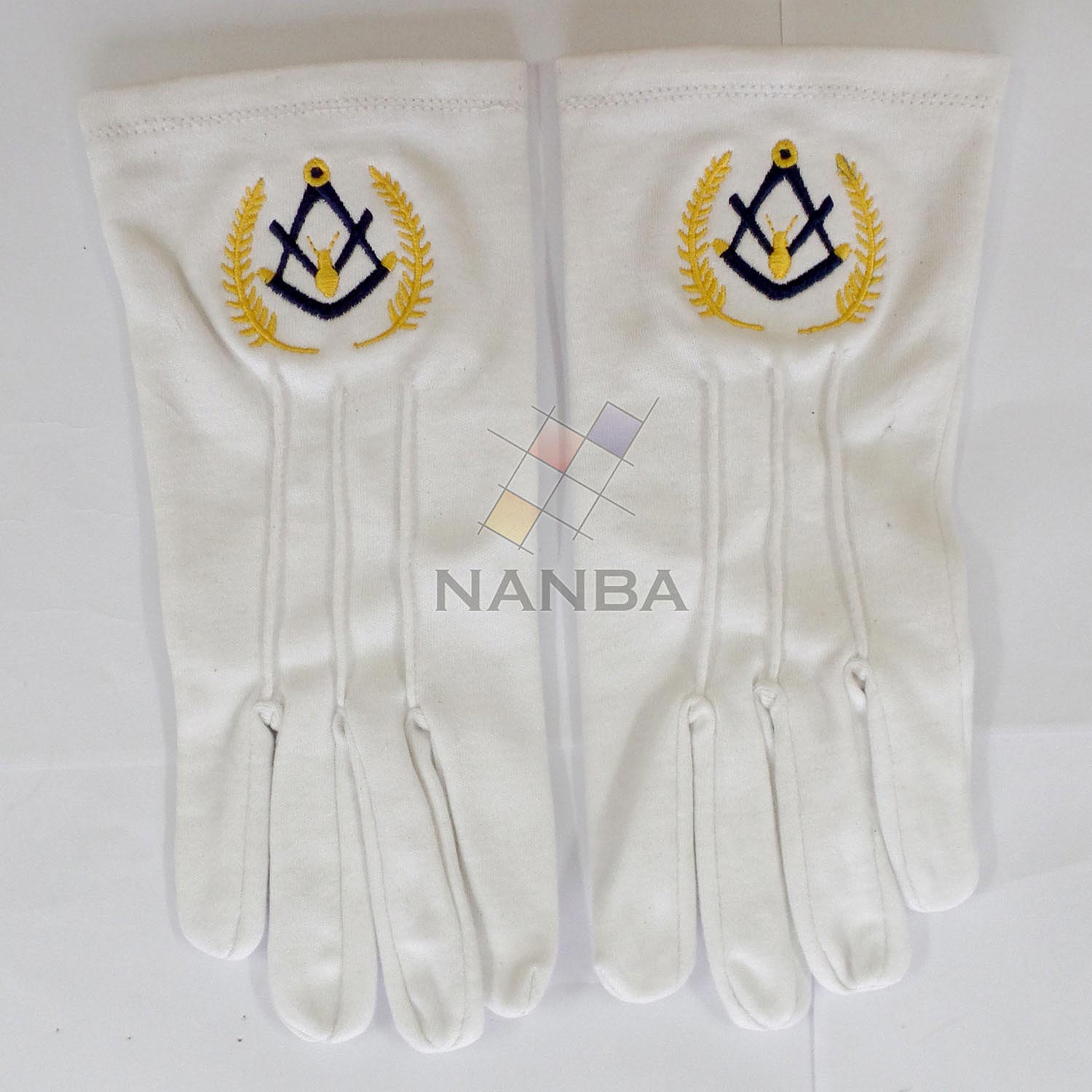Masonic White Cotton Gloves Masonic White Cotton Gloves
