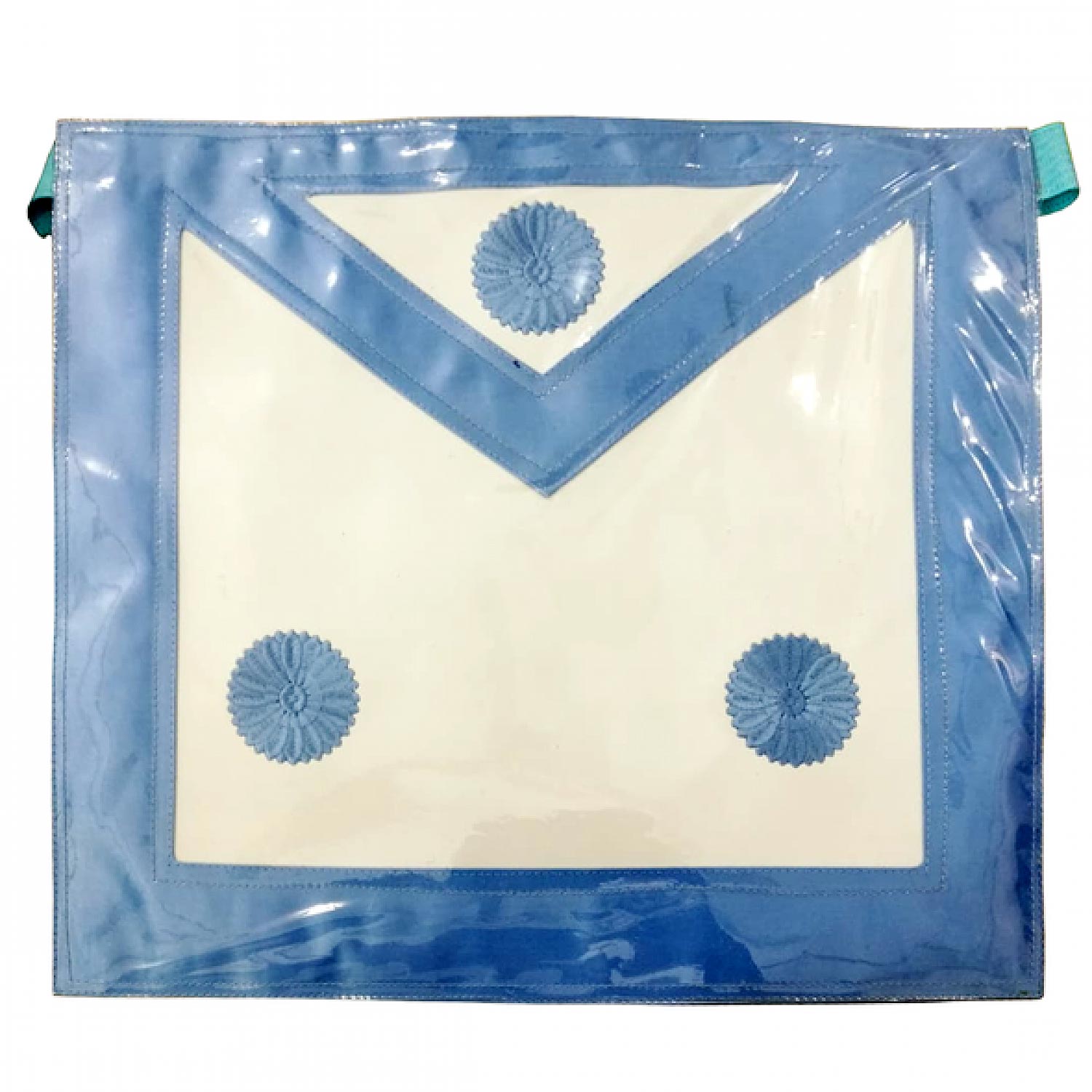 Master Mason Plastic Cover Apron - Sky Blue Master Mason Plastic Cover Apron - Sky Blue