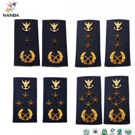 Military Star Rank Insignia Shoulder