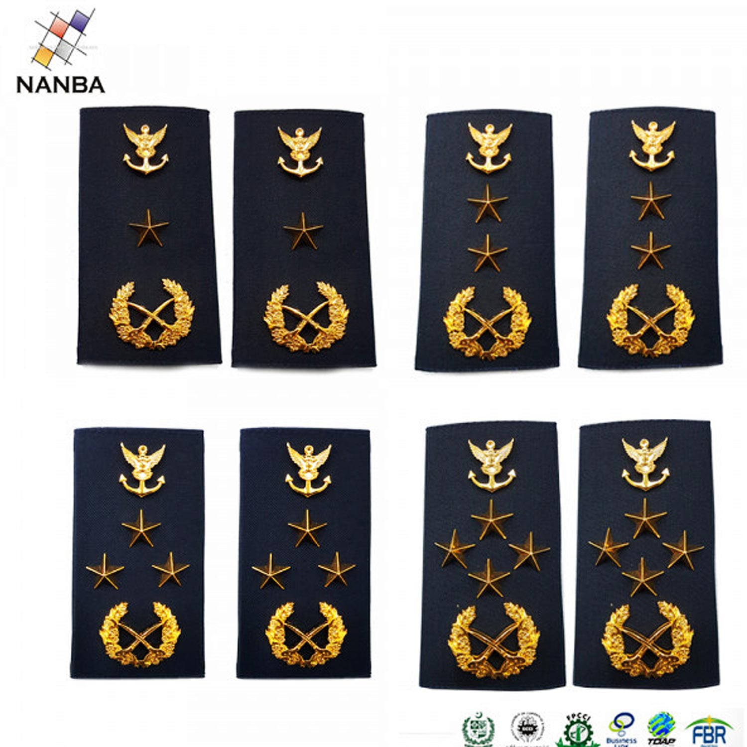 Military Star Rank Insignia Shoulder Military Star Rank Insignia Shoulder
