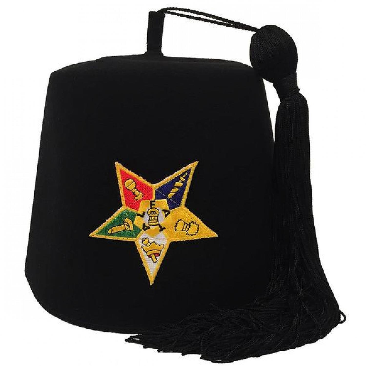 Order of the Eastern Star OES Black Fez Order of the Eastern Star OES Black Fez