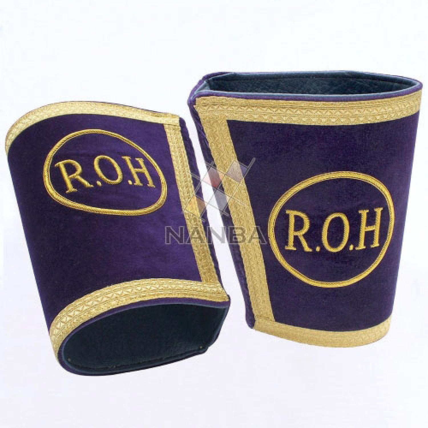 Purple Gauntlet With Badge Purple Gauntlet With Badge