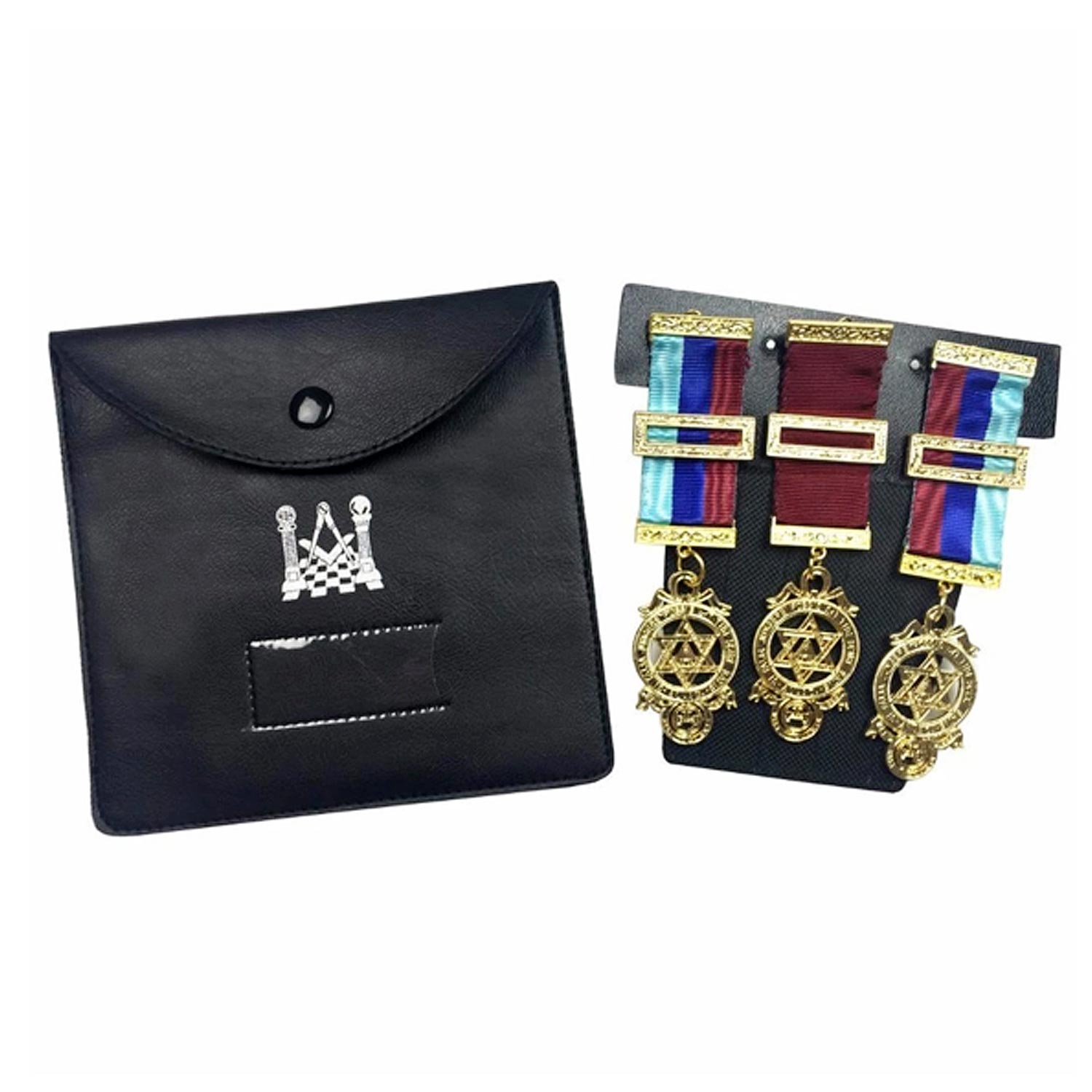 Quality Masonic Regalia Pocket Jewel Holder / Wallet masonic carry case - Medium Quality Masonic Regalia Pocket Jewel Holder / Wallet masonic carry case - Medium