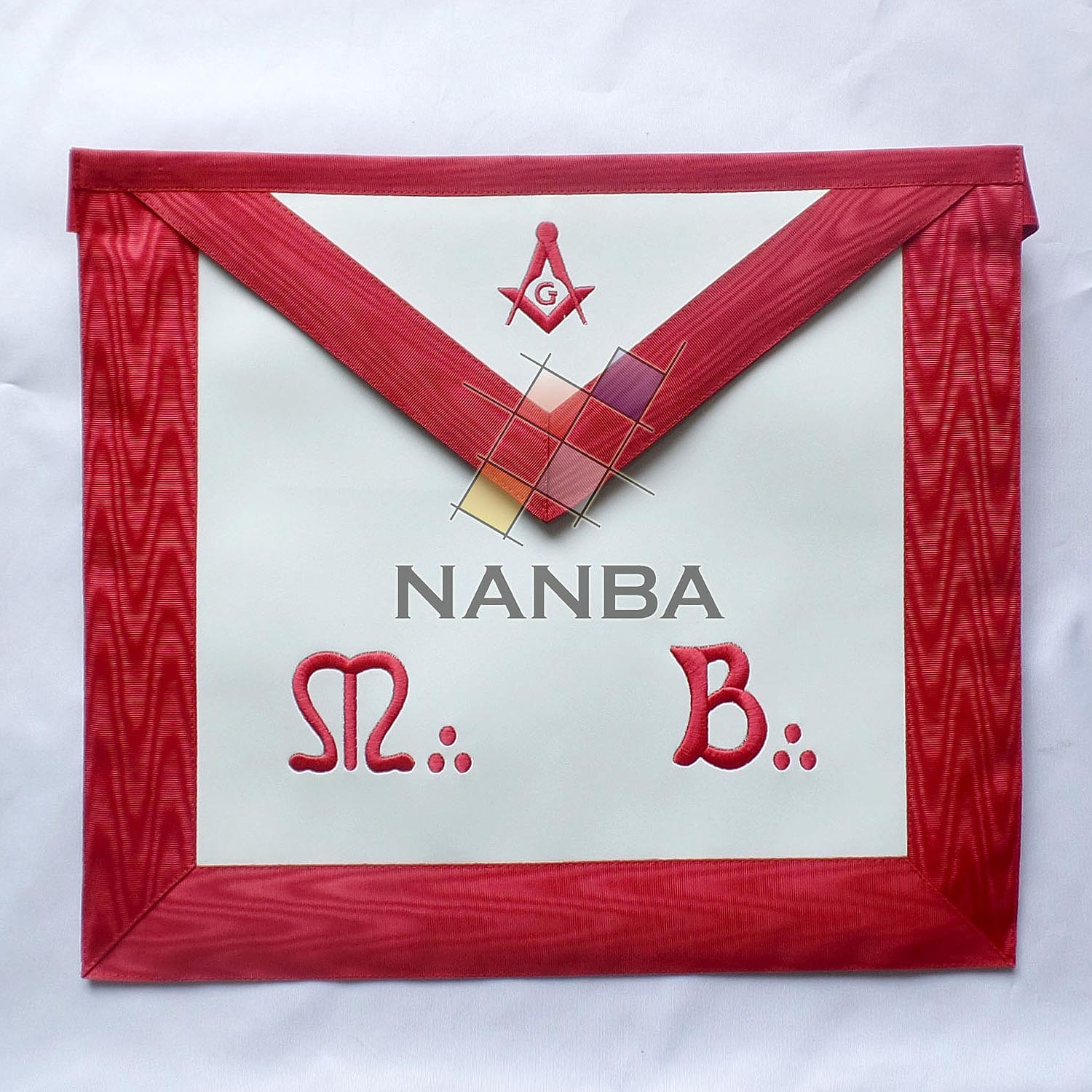 Red Apron with MB & S&C with G Red Apron with MB & S&C with G