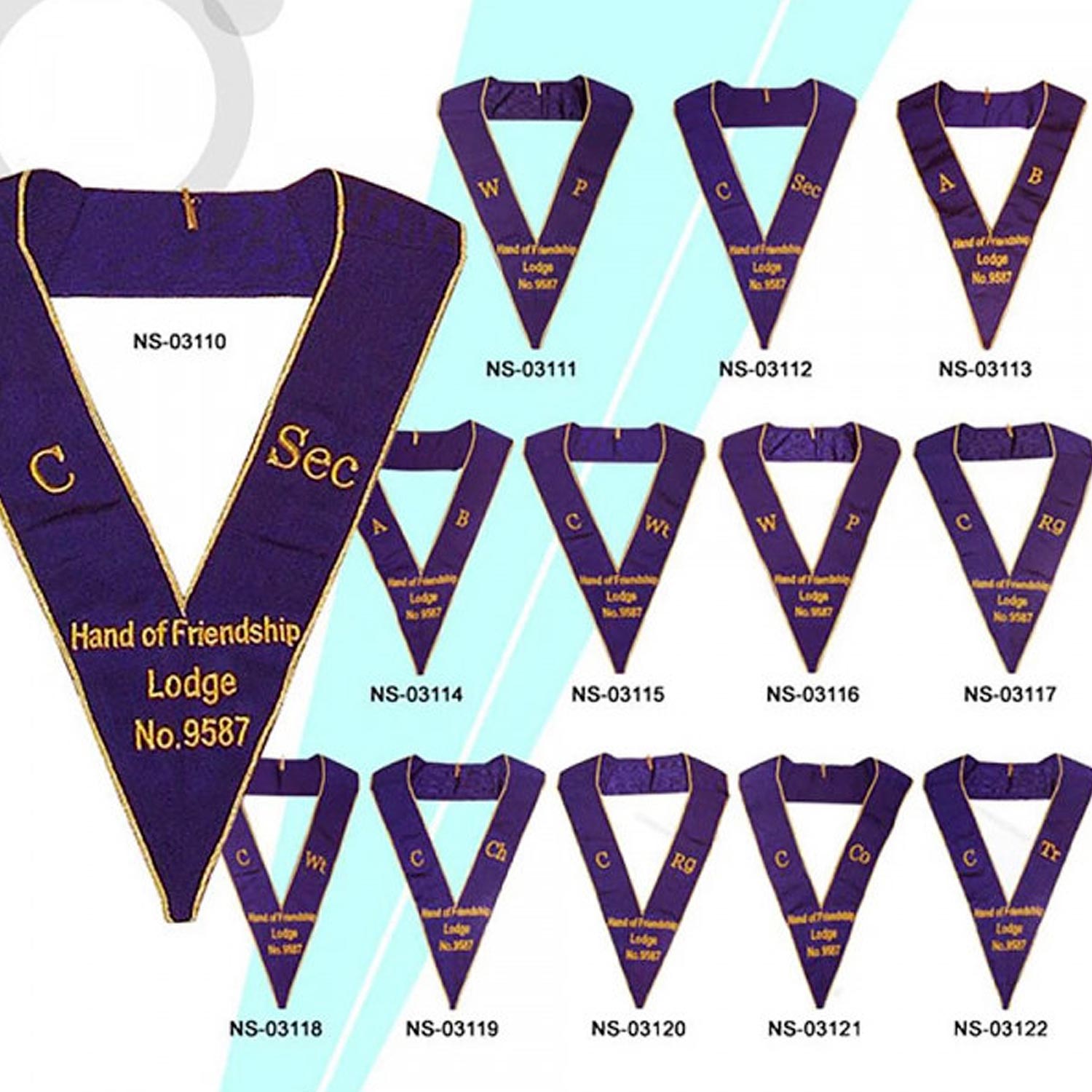 Royal Antediluvian Order of Buffaloes RAOB - Collars Royal Antediluvian Order of Buffaloes RAOB - Collars