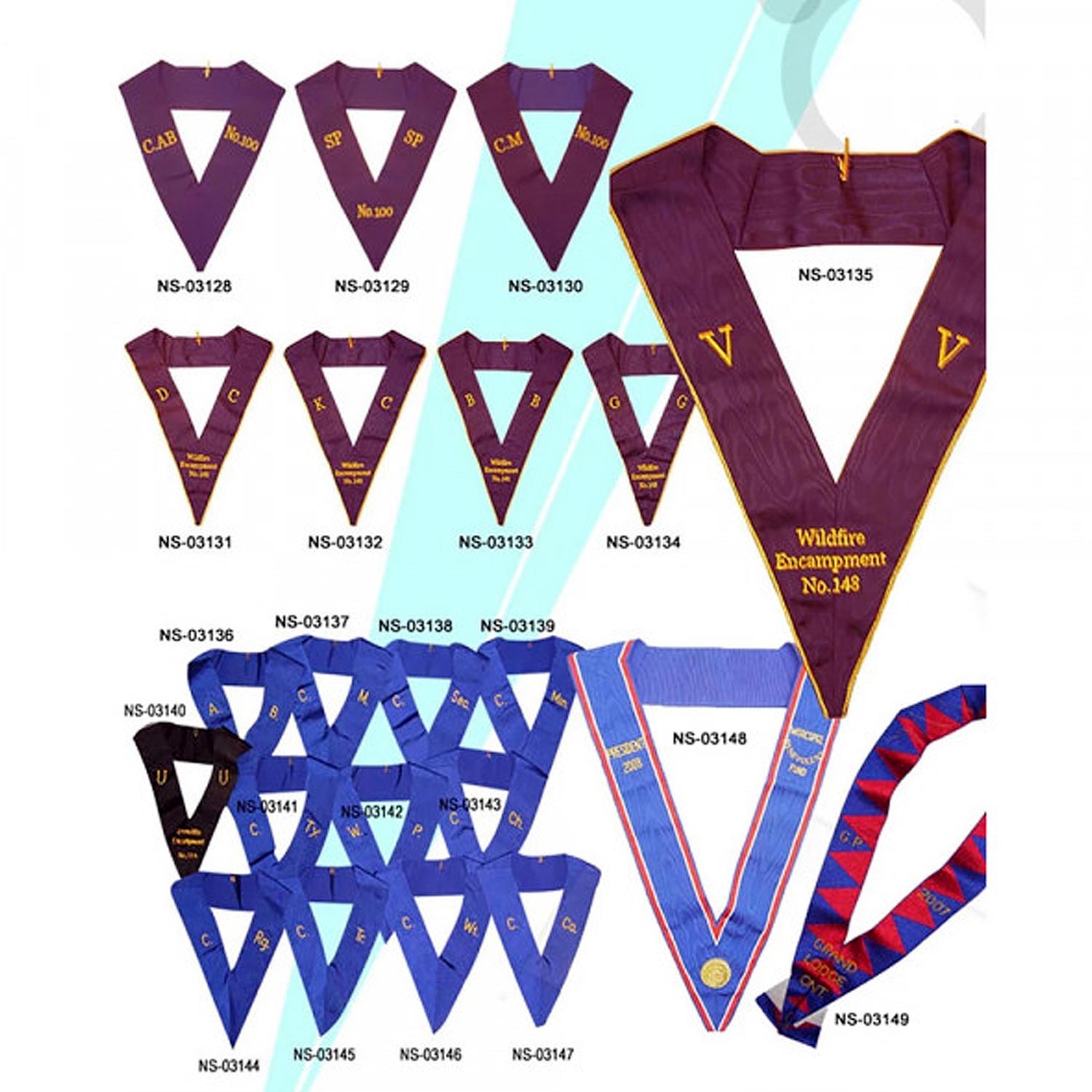 Royal Antediluvian Order of Buffaloes RAOB - Collars Royal Antediluvian Order of Buffaloes RAOB - Collars
