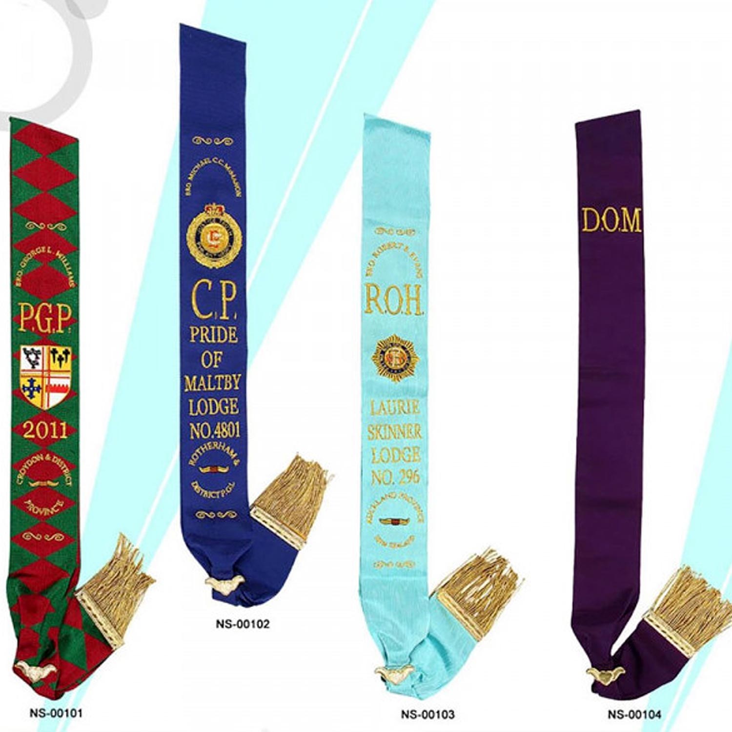 Royal Antediluvian Order of Buffaloes RAOB - Sashes Royal Antediluvian Order of Buffaloes RAOB - Sashes