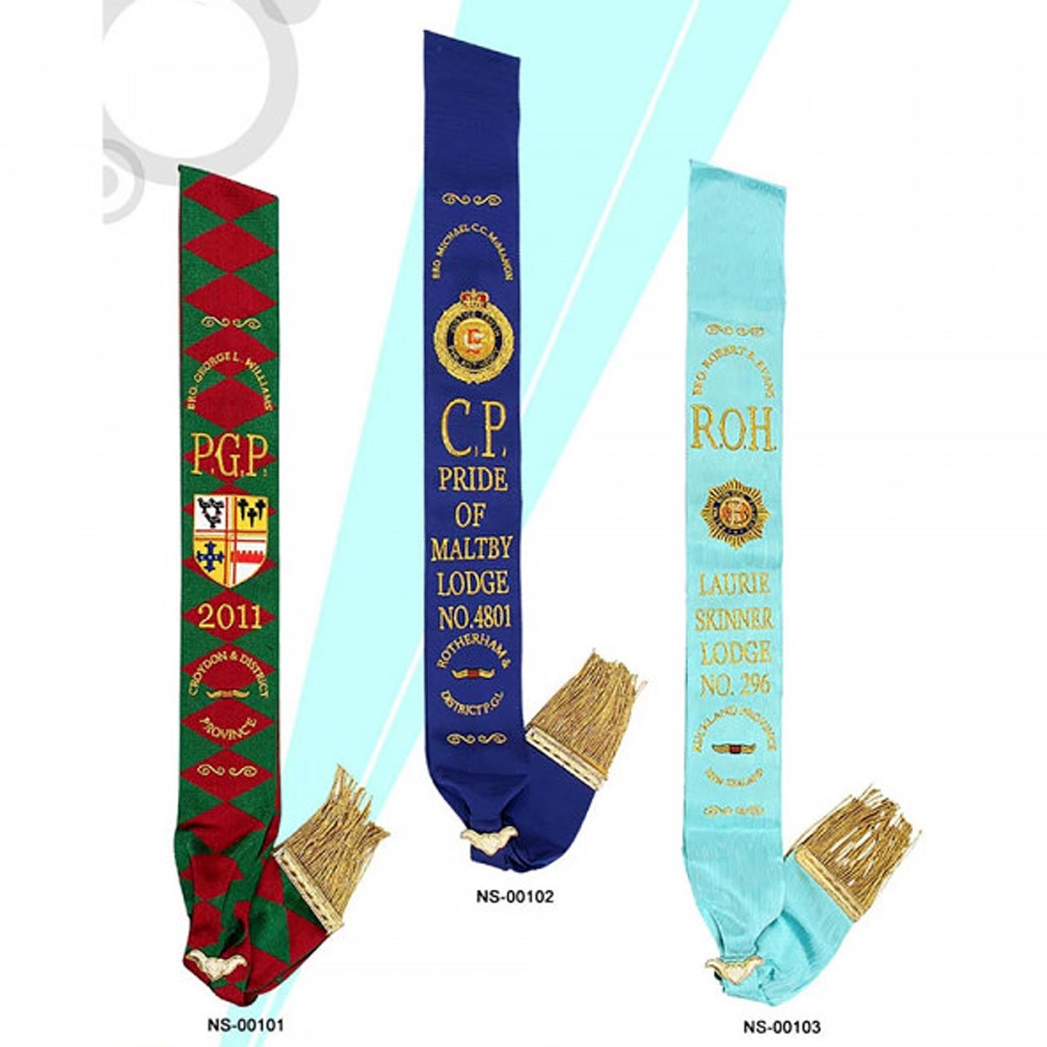 Royal Antediluvian Order of Buffaloes RAOB - Sashes Royal Antediluvian Order of Buffaloes RAOB - Sashes