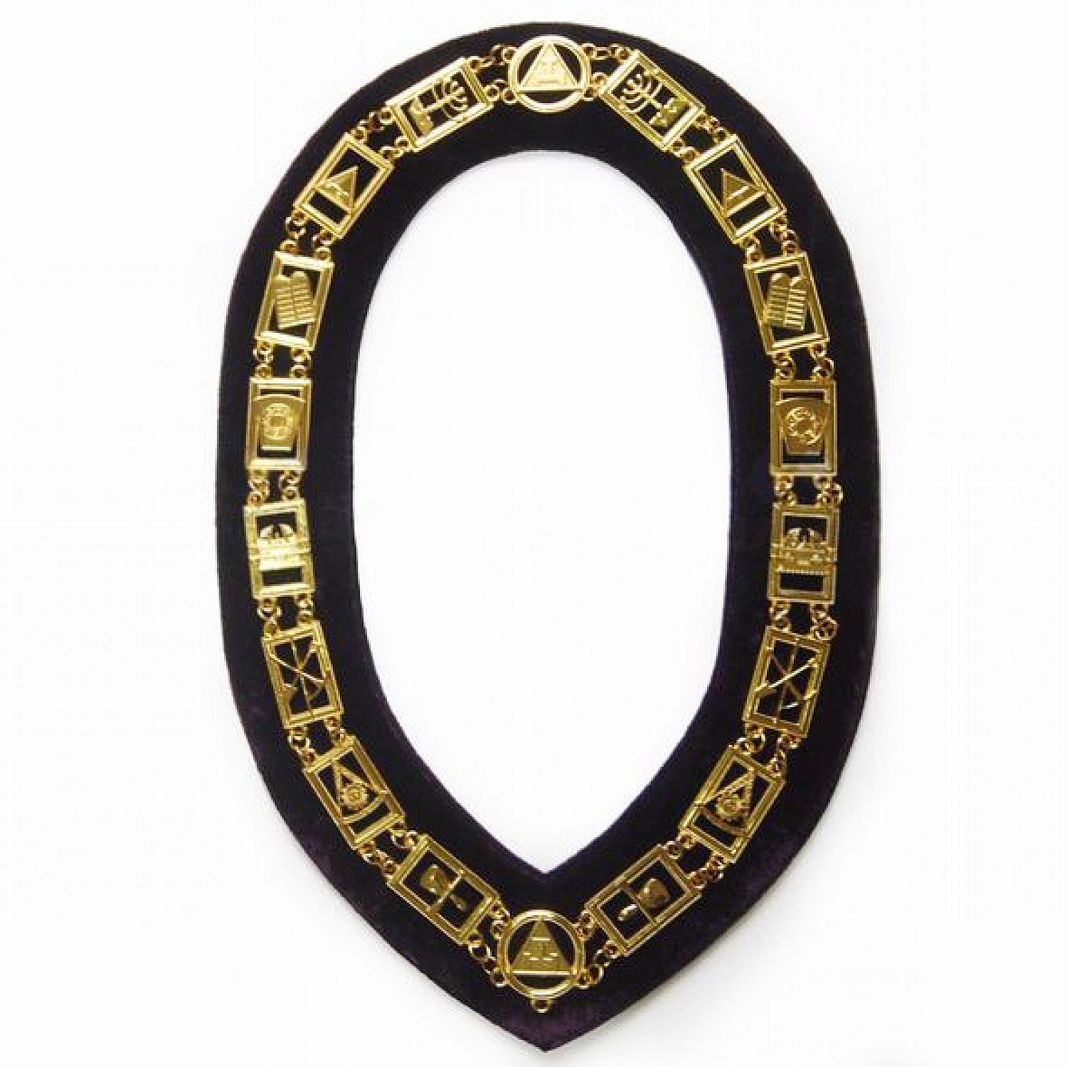 Royal Arch Masonic Chain Collar on Free Case Royal Arch Masonic Chain Collar on Free Case