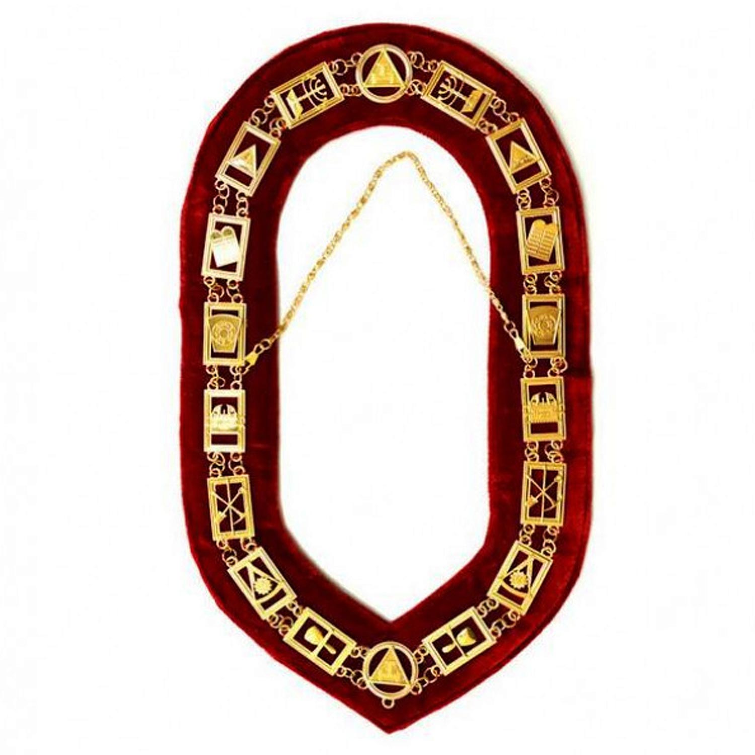 Royal Arch Masonic Chain Collar On Free Case Royal Arch Masonic Chain Collar On Free Case