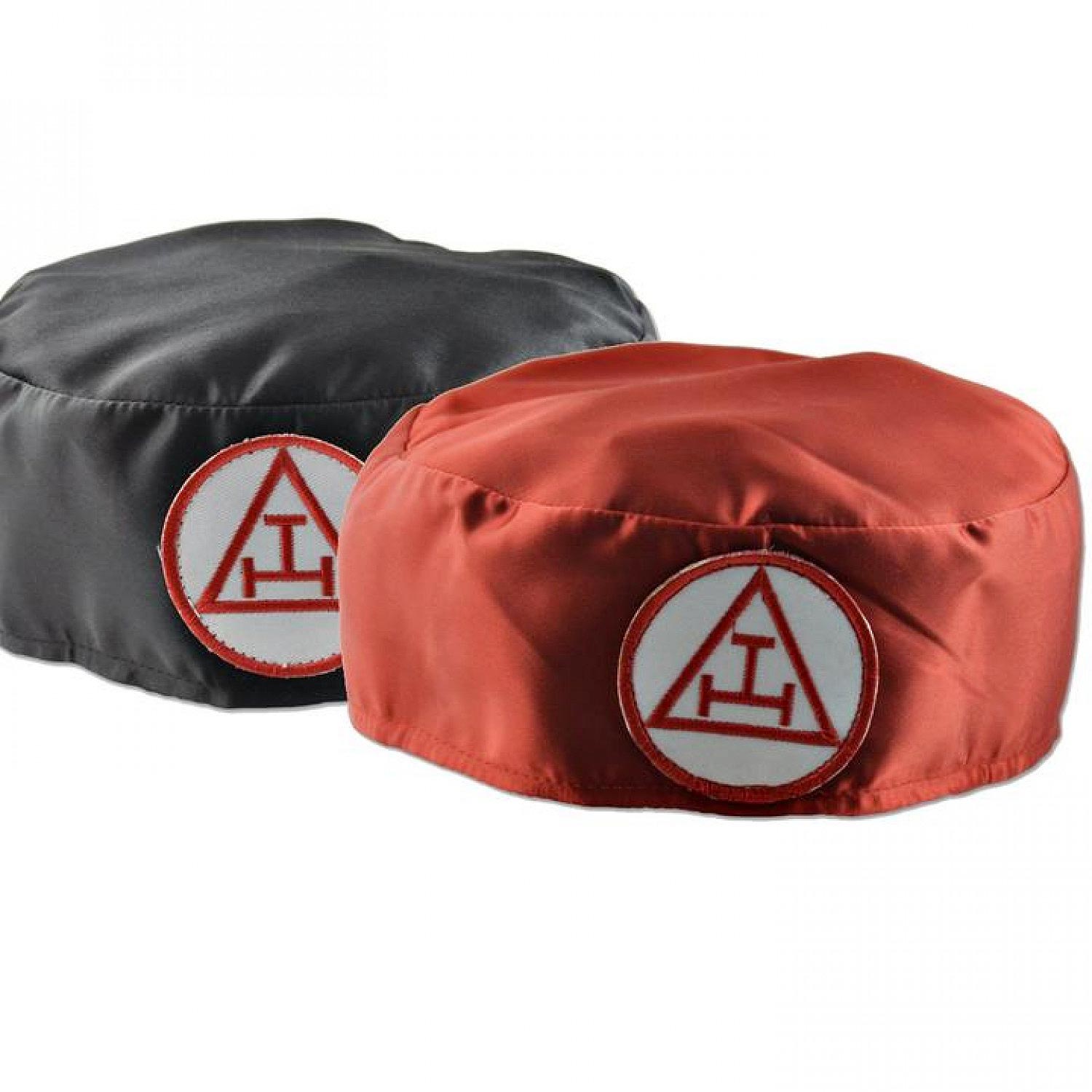 Royal Arch Soft Hat Cap Ceremonial Red Triple Tau Royal Arch Soft Hat Cap Ceremonial Red Triple Tau