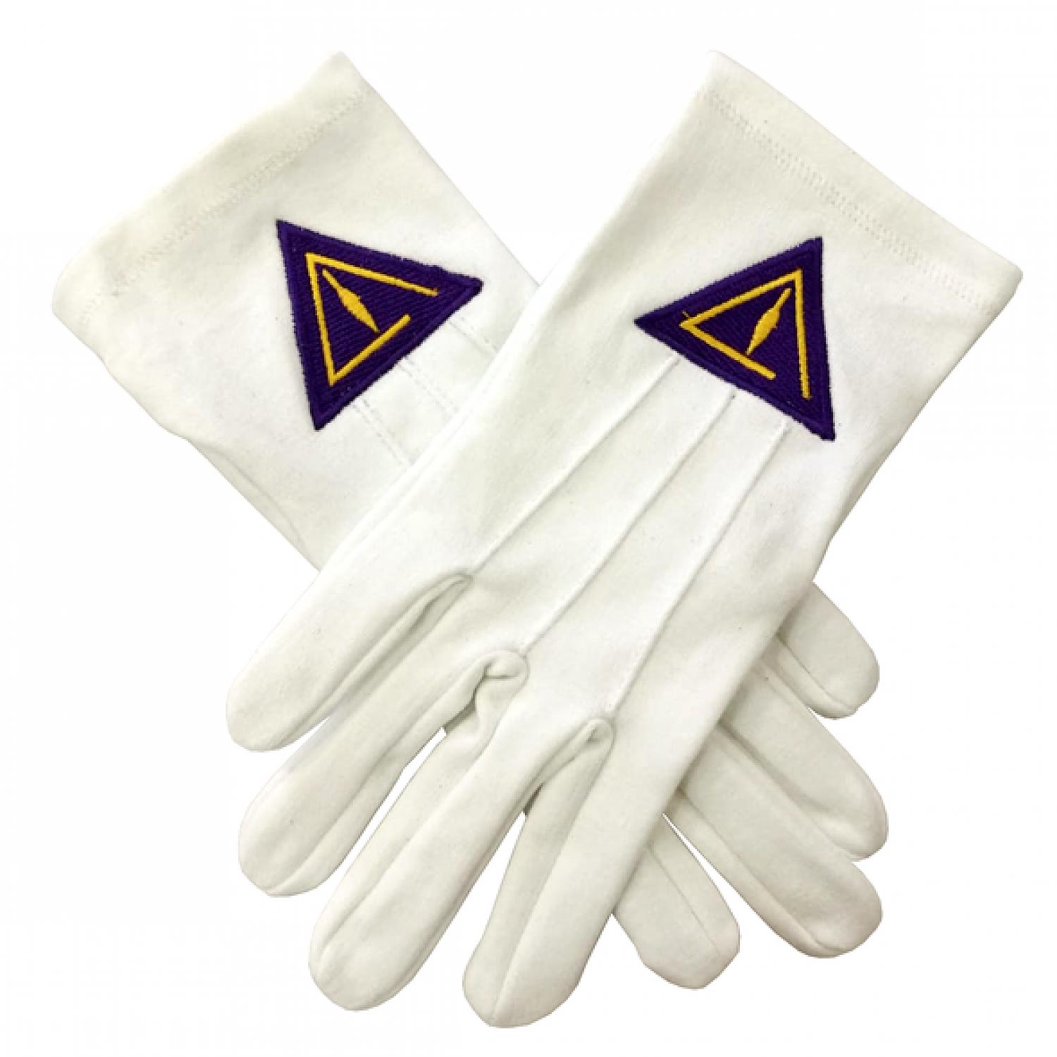 Royal & Select White Cotton Masonic Glove Royal & Select White Cotton Masonic Glove