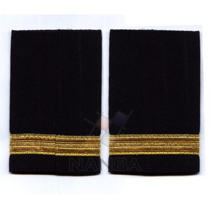 Shoulder Ranks With Gold Braided