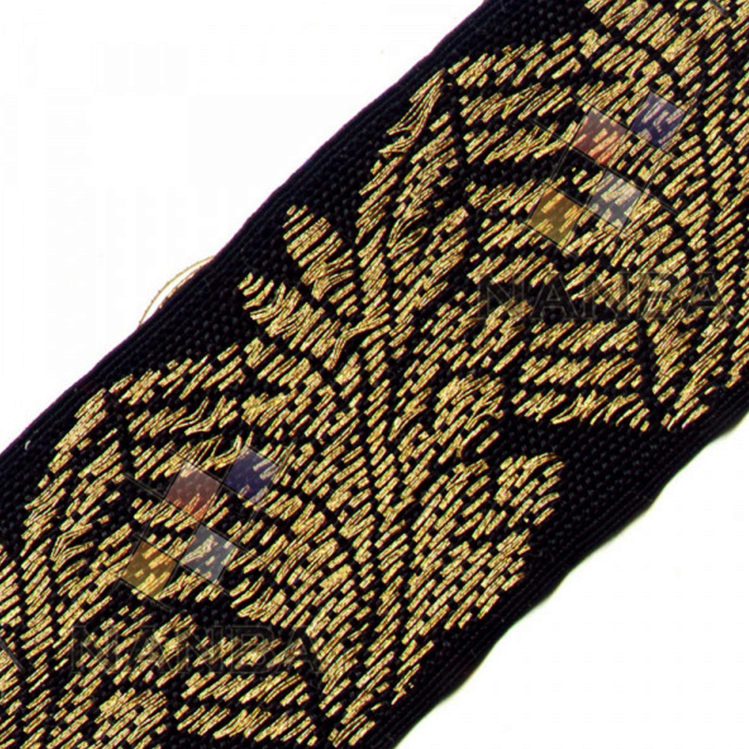 Uniform Black Lace with Gold Pattern Uniform Black Lace with Gold Pattern