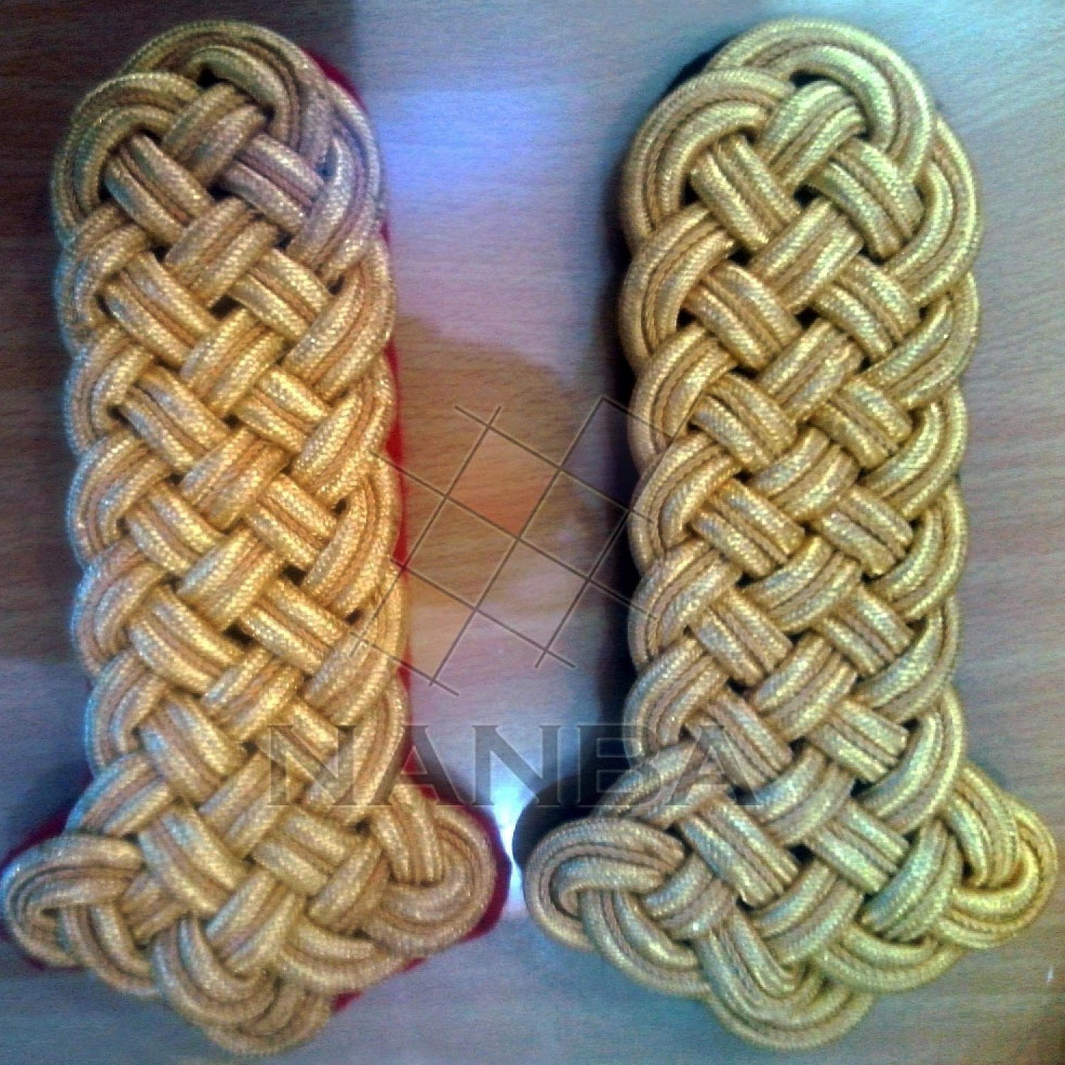 Uniform Cord Shoulder Boards (Gold) Uniform Cord Shoulder Boards (Gold)