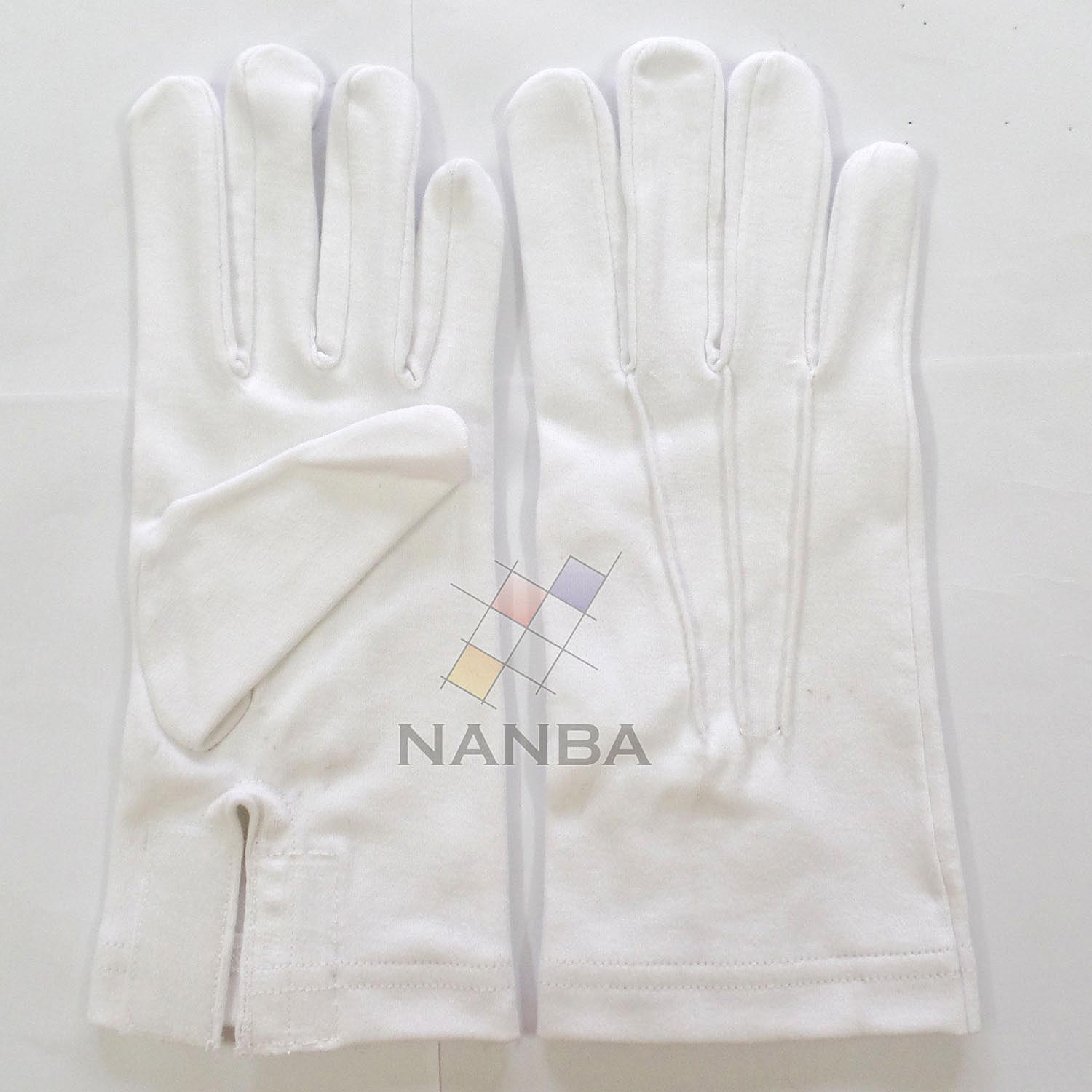 White Cotton Masonic Gloves White Cotton Masonic Gloves